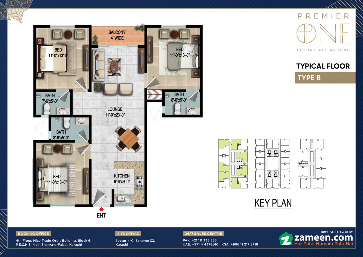 Premier One by Premier Properties, type b