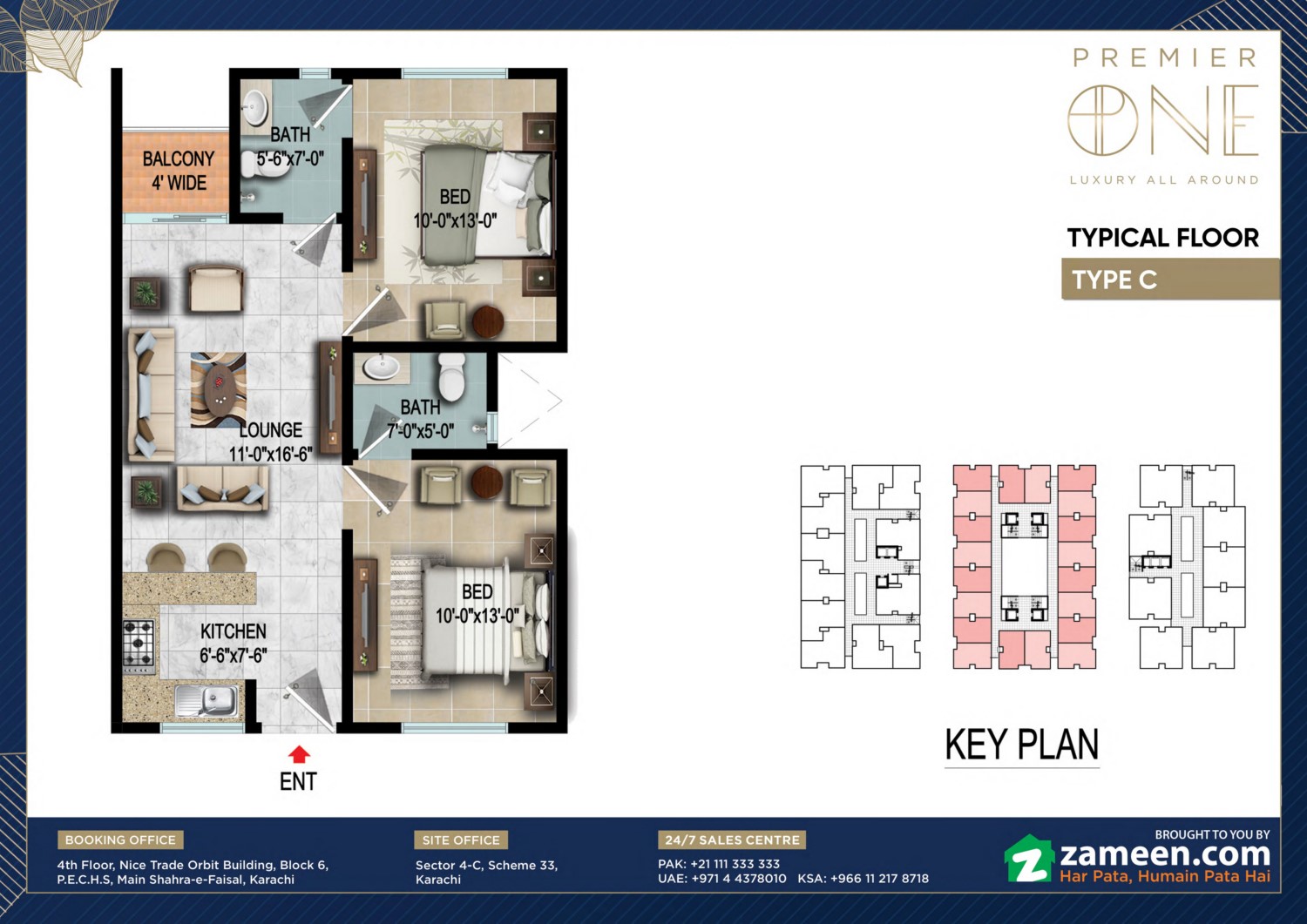 Premier One by Premier Properties, type c